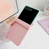 Luxury Matte Color Collision Case for Samsung Galaxy Z Flip 7 6 5 4 3 Zflip7 Gradient Double Color Hard Hinge Protective Cover