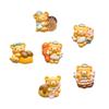 Cute Cartoon Bear Resin Ornaments: DIY Dessert, Hair Clips & Crocs Charms