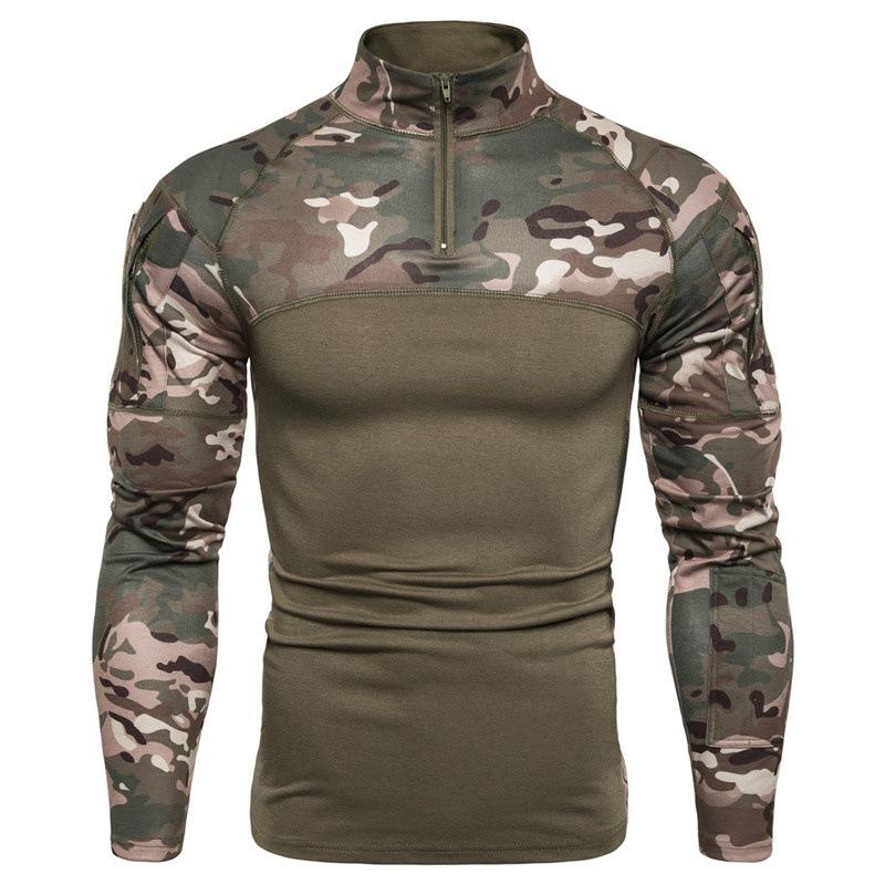 Youth Camouflage Stand-up Collar Tactical Combat Uniform