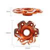 Compatible Sprocket Cover and Rear Wheel Nut for Qianjiang Sai 250/400/550 - Modified Single Swing Arm, Aluminum Alloy
