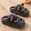 Puppy Baotou Cartoon Cotton Slippers Men's Winter Non-slip Plush Indoor Warm Cotton Slippers Winter