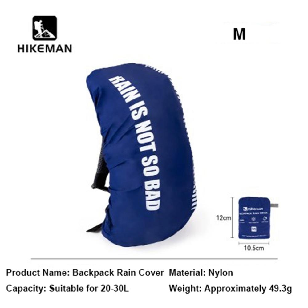 

Dust-proof Mountaineering Backpack Rain Cover Nylon Fabric 5 Colors Schoolbag Waterproof Rain Cap 2 Sizes Bag Cover