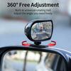 Motorcycle And Car Blind Spots Mirror Wide Angle Lens 360 Degree Rotation For Lane Changing Optimally Rear View Clear