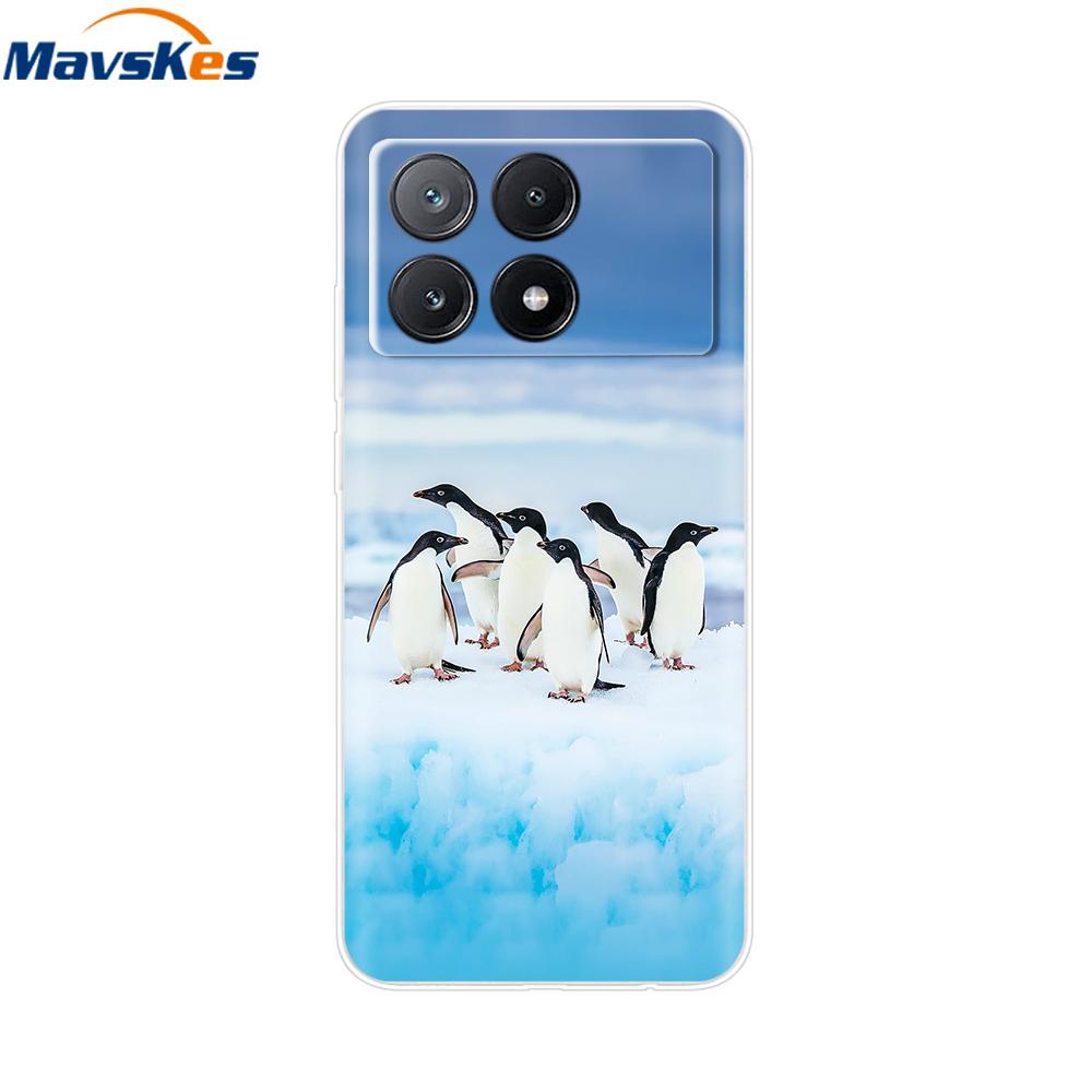 Poco X6 Pro Case Soft Clear Silicone Phone Case For Xiaomi Pocox6 Poco X6  X 6 Pro X6Pro 5G Shockproof Shell Mask Bag Back Cover