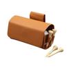 Outdoor Golf Ball Pouch Bags Outdoor Travel Golf Club Case Leather Portable Waist Pouch