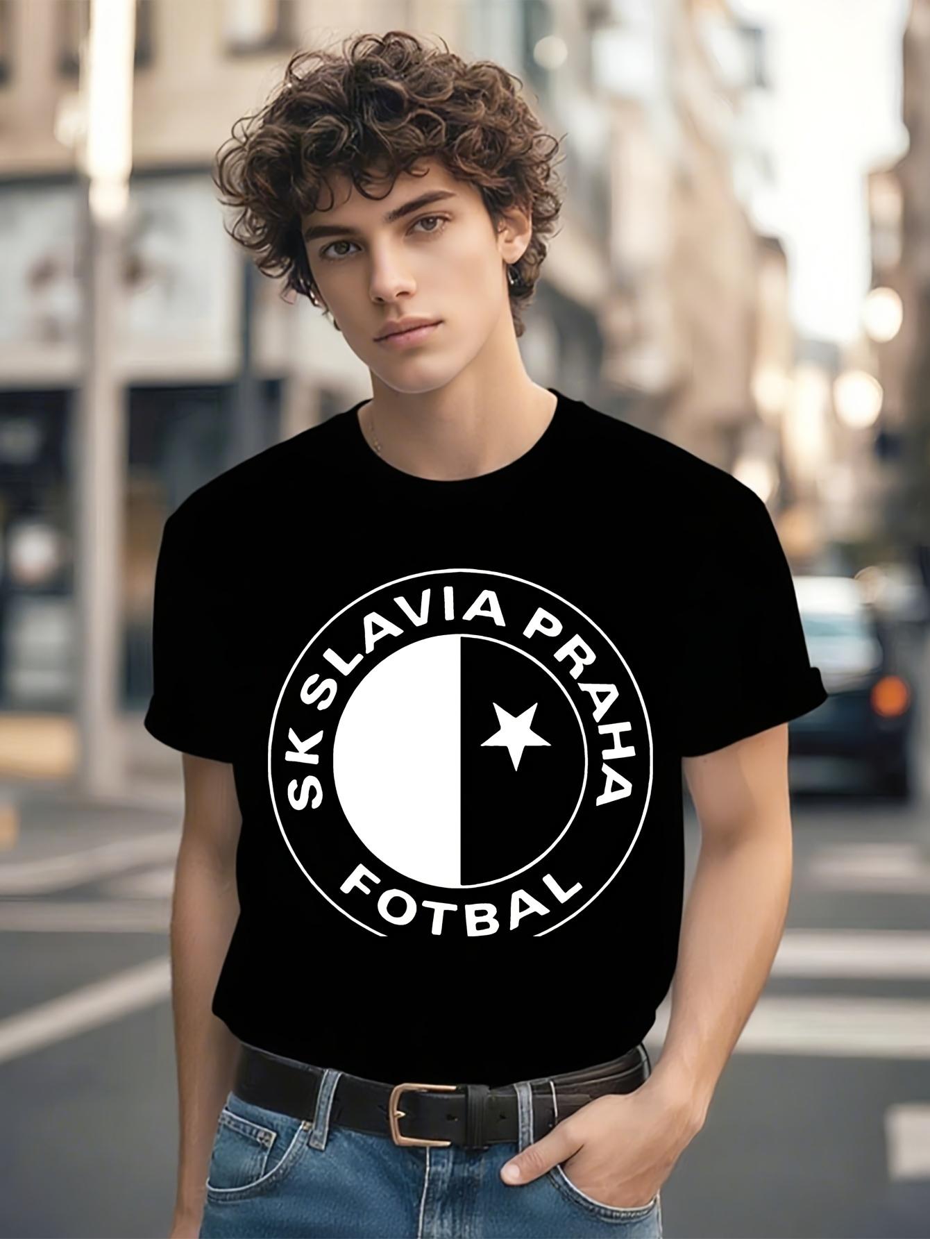 BITTER COOFFEE SK Slavia Prague Soccer Tshirt XL