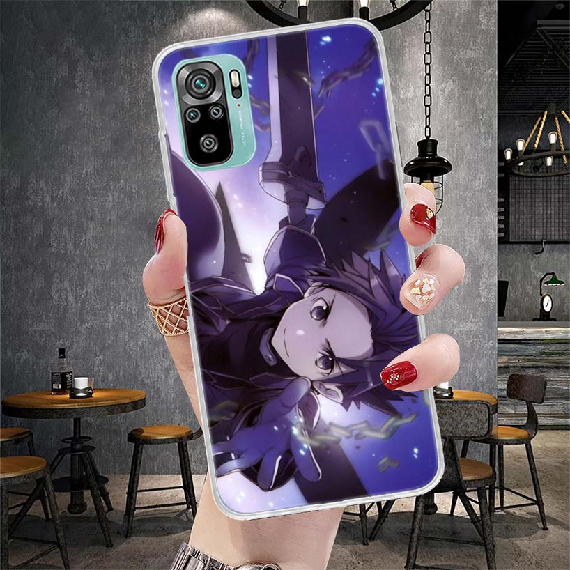 Sword Art Online Anime Soft Phone Case For Xiaomi Redmi Note 15 14 14S 13 12 Pro Plus 12S 11 11S 11E 10 10S 11T 5G Fundas Coque
