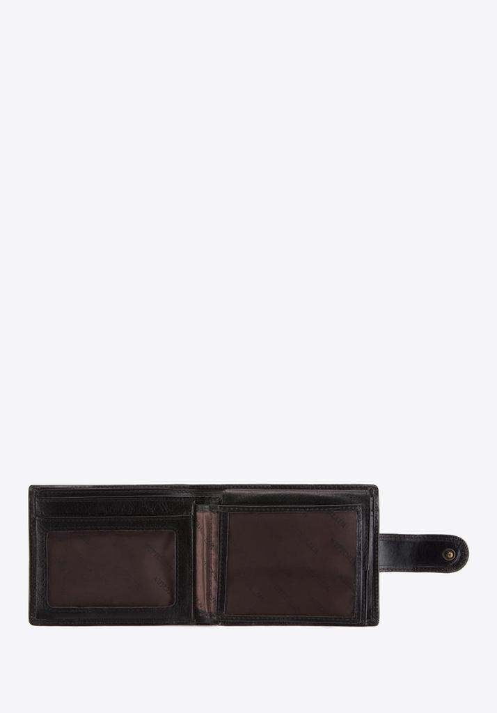 Wittchen Men's Leather Wallet With Zipper Black Natural Leather