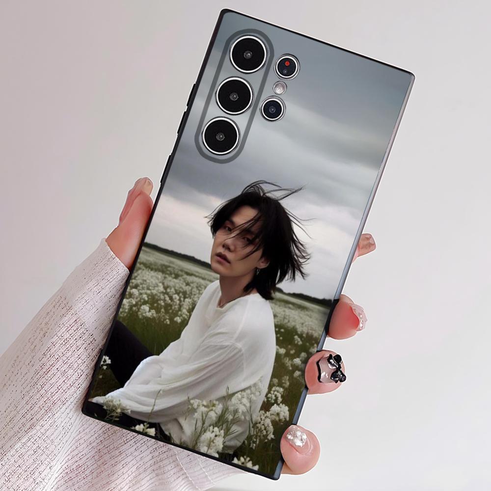 A-Agust D Yoongi S-Suga Phone Case For Samsung S Series S21 S22 S23 S24 S25 FE Plus Ultra TPU Soft To Skin-friendly Case