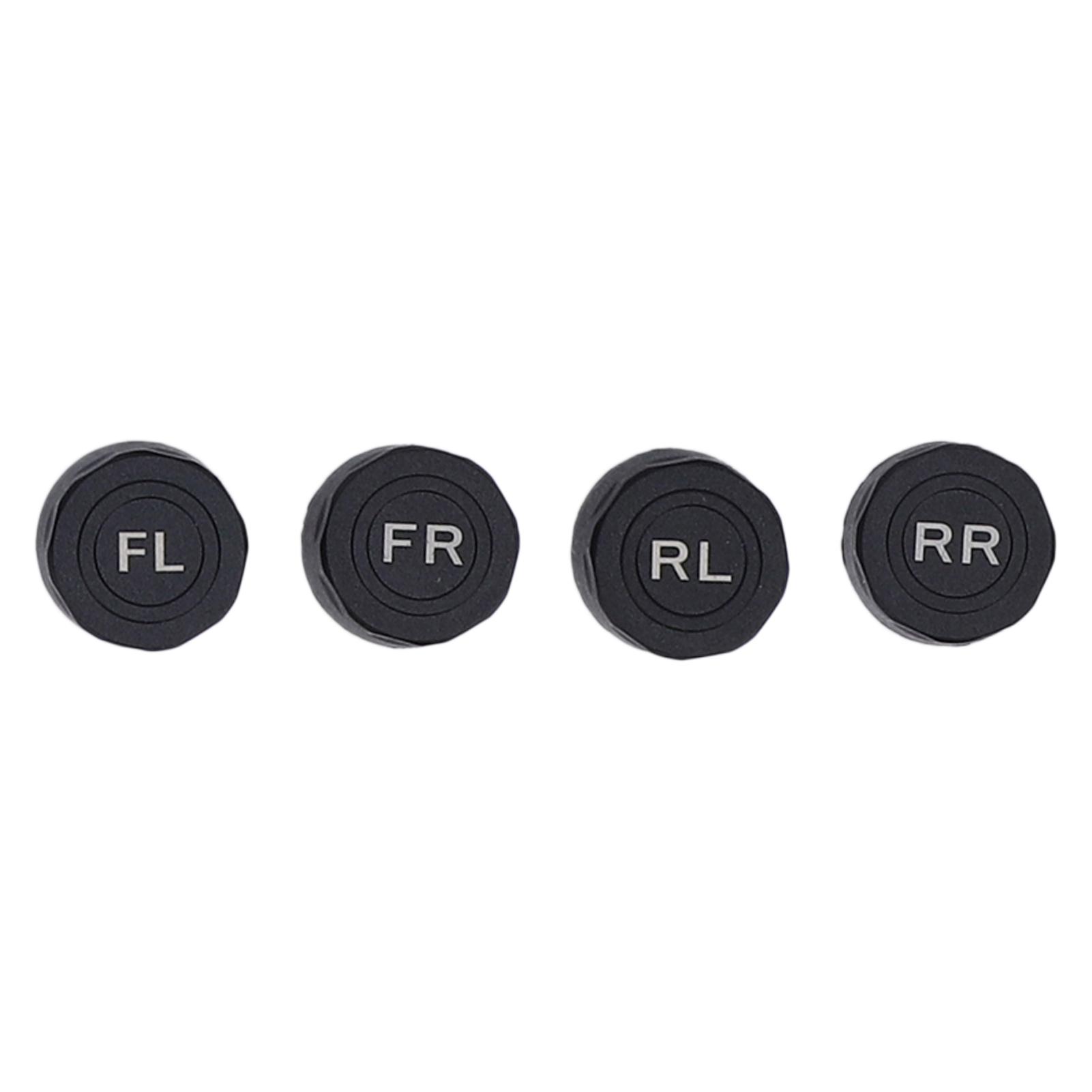 Tire Pressure Monitoring System, Real-Time Tire Pressure Temperature Monitoring with 4 External Sensors, Sound and Light Alarm,