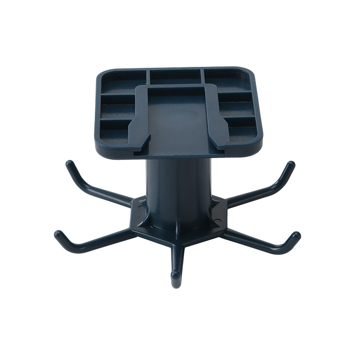 

Кухонные крючки, вращающаяся стойка для хранения без перфорации, настенные кухонные принадлежности, многофункциональные полки Gods чёрный