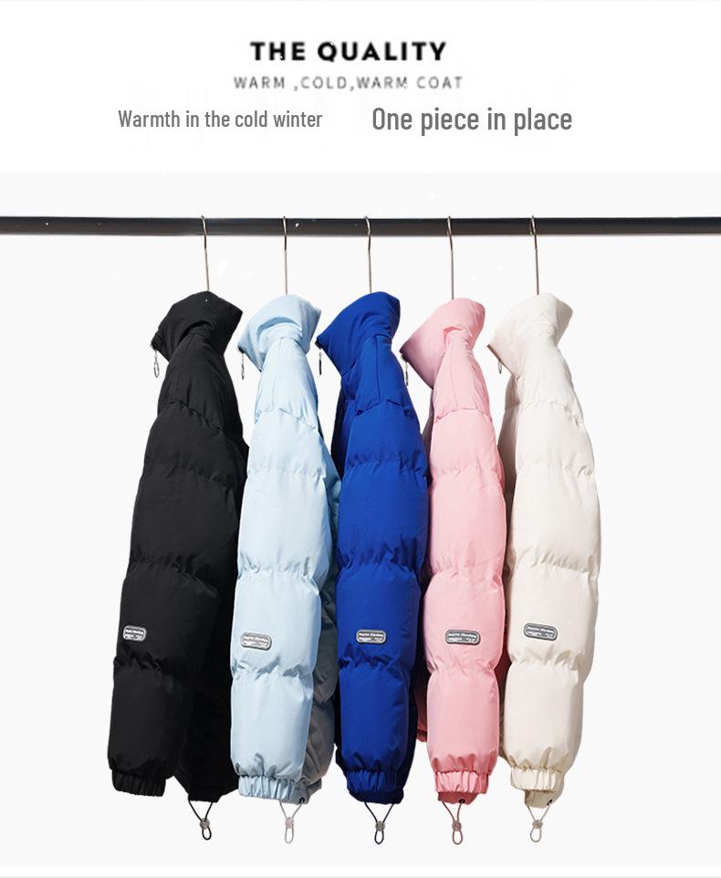 Unisex Winter Double-Sided Camouflage Cotton Jacket, Thickened Stand Collar Korean Style Coat