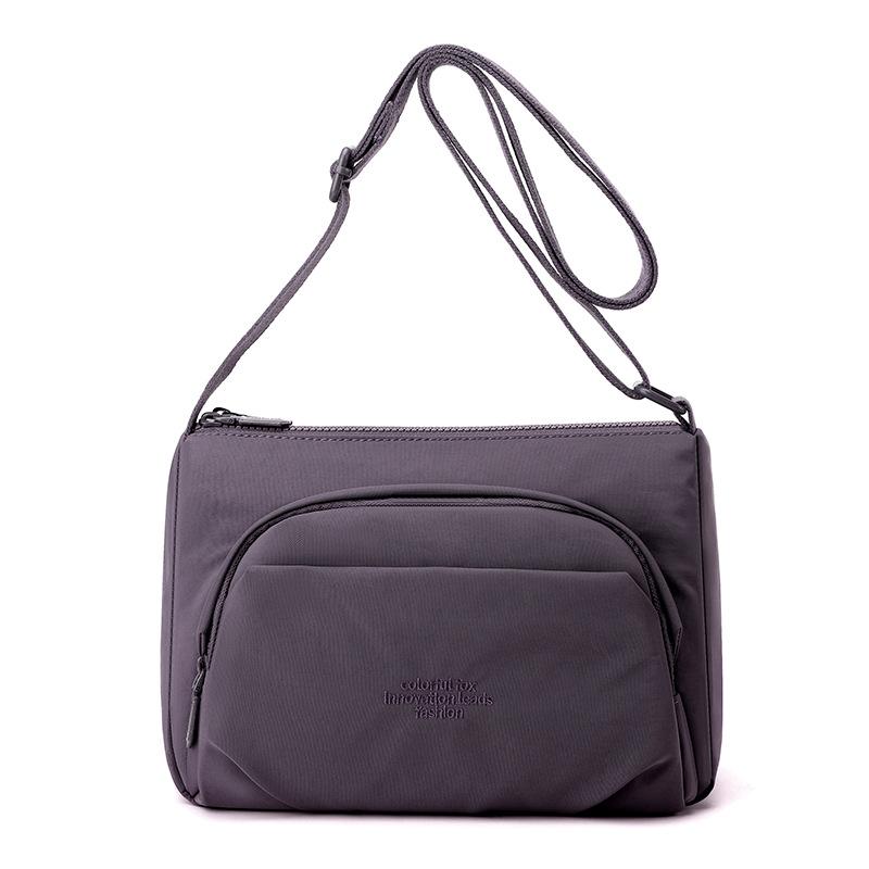 Small square bag, multi-layer women's messenger bag, casual mobile phone bag, nylon bag, women's bag, shoulder bag.