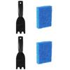 Premium Nylon Scrapers For Grills Includes 4 High Quality Sponges Grills Accessories For Quick And Thorough Cleaning
