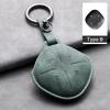 Étui de Protection en Cuir pour Clé de Voiture à 4 Boutons pour Chery Jetour Traveller 2024 2023 Coque de Clé Auto Porte-Clés