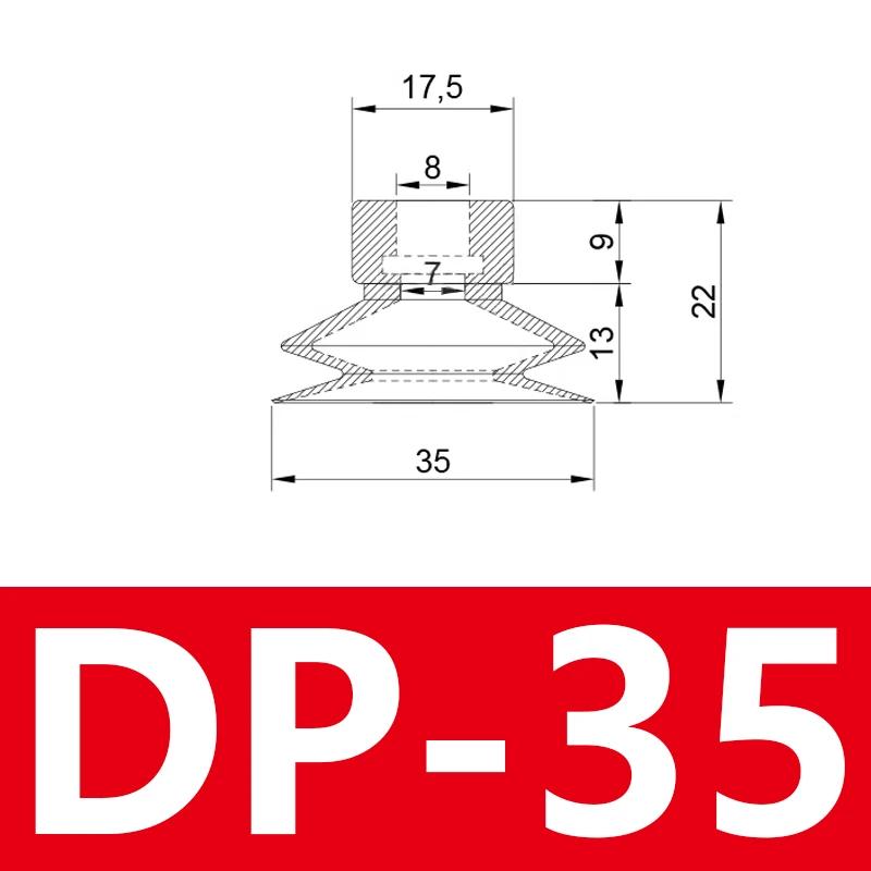 10 Stück/Los Saugfuß für Saugroboter Doppellagig DP-6 DP-8 DP-10 DP-12 DP-15 DP-18 DP-20 DP-25 DP-30 DP-35 DP-40