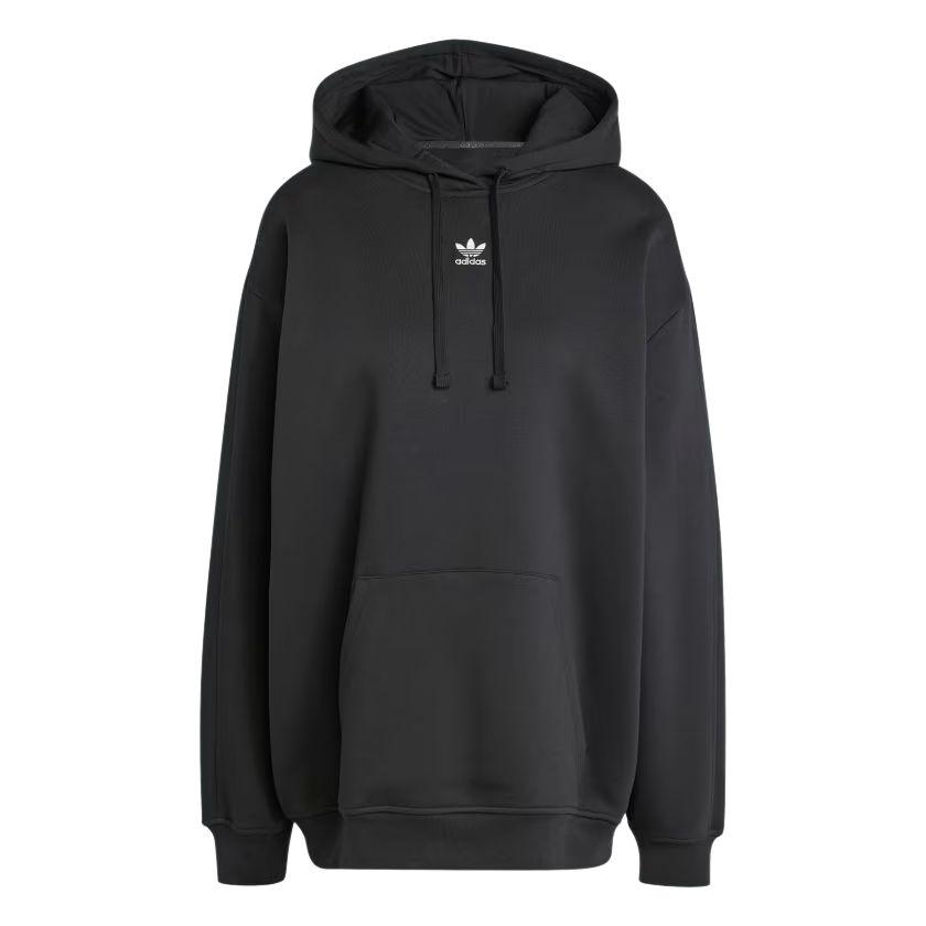 Adidas Essential Solid Color Fashion Loose Soft Comfortable Hoodie Women Hoodies Black IY7344 XS