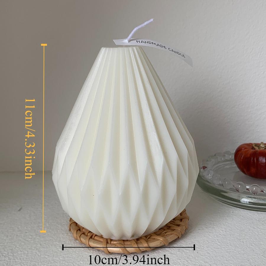 1pcs Nordic Style Cylindrical Candle Smokeless Candle for Wedding, Party, Birthday Decoration, Nordic Home Decoration, Bedroom