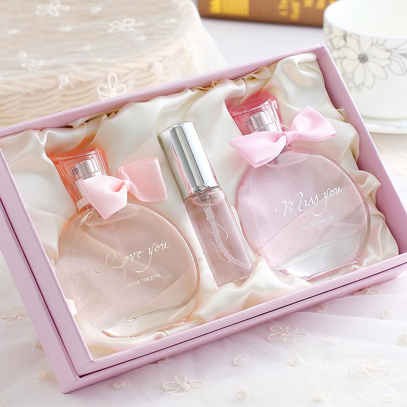 Perfume Ladies Lasting Light Fragrance Fresh Floral and Fruit Fragrance Summer Qixi Festival Valentine's Day Gift Set Box