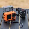 Silicone Camera Protective Cover Lens Guard Scratch-proof Case Sleeve for Action 5 Professional Camera with Lanyard