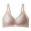 Light Luxury Seamless Jelly Strip Bra Fixed Cup Does Not Run Cup Gathers Shantou Adjustment Underwear Sticker Bra