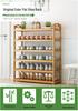 Economical Bamboo Shoe Rack for Home Entrance, Stylish Multi-layer Indoor Storage Cabinet