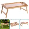 Folding Table - VODOOL - Multifunction - Bamboo - 50x30x23 Cm - Portable
