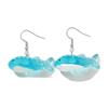 Summer Beach Blue Ocean Dolphin Earrings for Women