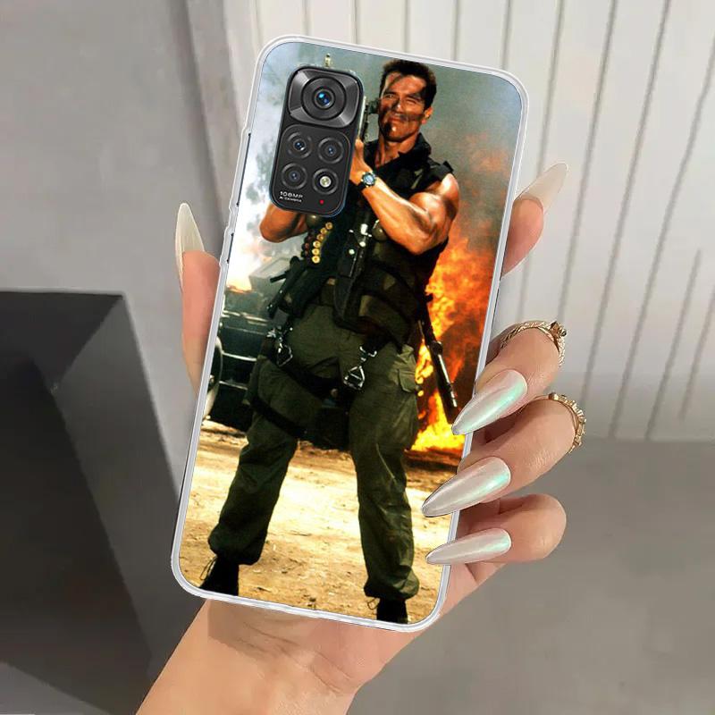 

Arnold Schwarzenegger Terminator Phone Case for Xiaomi Redmi Note 15 14 14S 13 12S 12 Pro 11S 11 Plus 11T 11E 10S Soft Funda Pri Redmi Note 10 4G