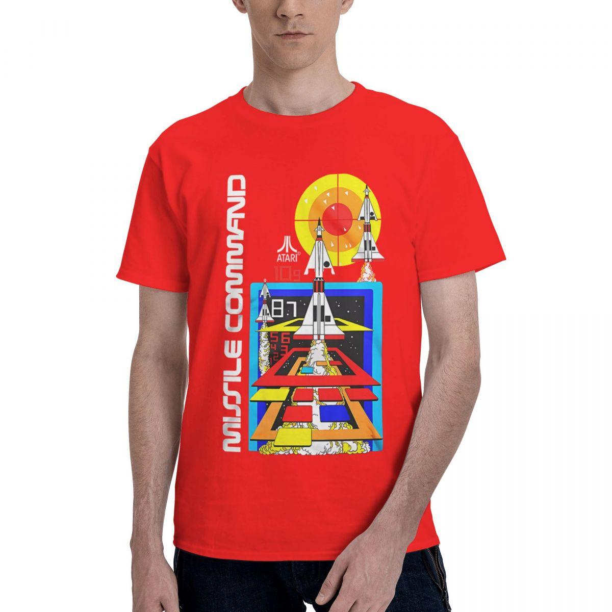 Missile Command 100 Cotton Casual Breathable Confortable Vintage Funny TShirt For Men Funny Gift S