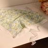 2026 Pastoral Style Lace Triangle Scarf Headband - Sweet Temperament Retro Plaid Ribbon Accessory.
