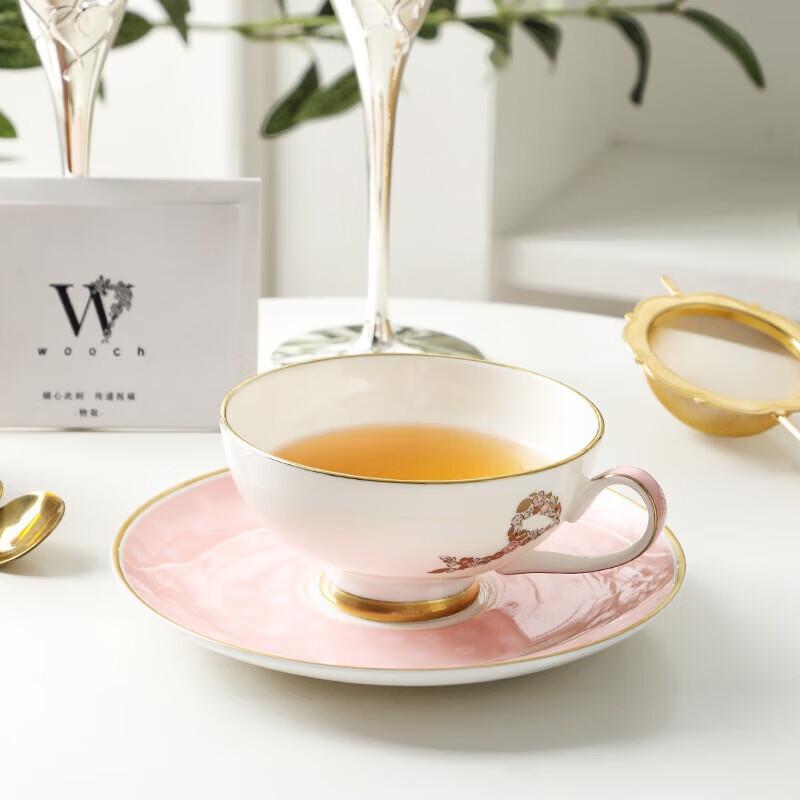 WOOCH Bowknot Luxury Ceramic Cup and Saucer Gift Set
