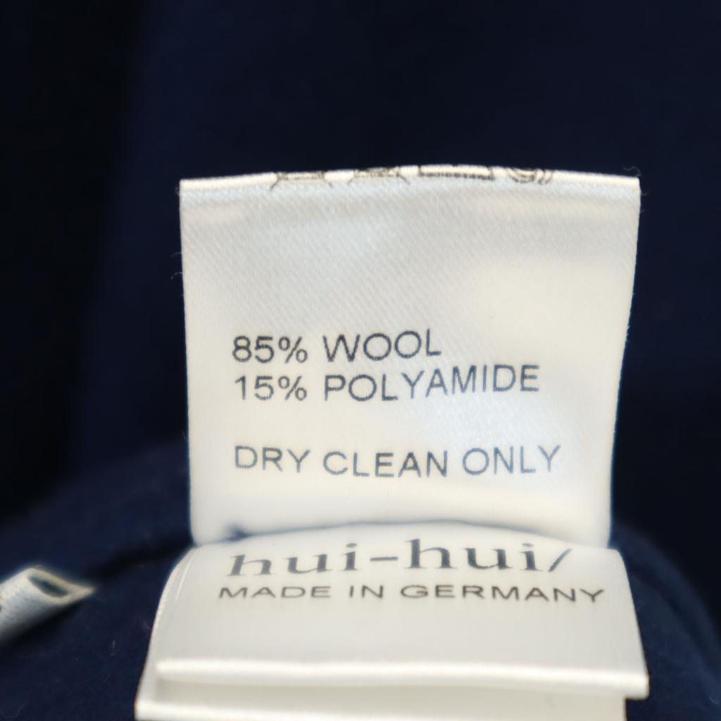 Hui-hui Made In Germany Wool Coat S Navy Women Used