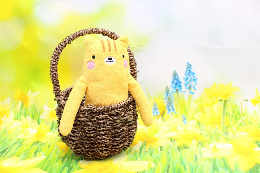 Shinada Fumofumo-san Rittsu Yellow (Medium) 10 X 5 X 20 Cm Plush Toy Animal Goods FMRI-0078Y