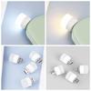 1PC Small Round Night Light Mini LED Night Light USB Plug Lamp Power Bank Charging USB Book Lights LED Reading