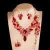 Jewelry Gemstone Four-Piece Short Collarbone Necklace Bridal Wedding Dress Accessories
