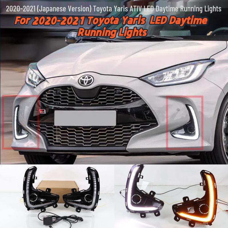 LED Daytime Running Light for 2020-2021 Japanese Toyota Yaris Front Bumper