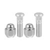 Wheel Stud Bolts and Lug Nuts Kit 52950-14140 52950-M1000 Replacement Front Rear Wheel M12x1.5 Bolt Lug Stud Nut