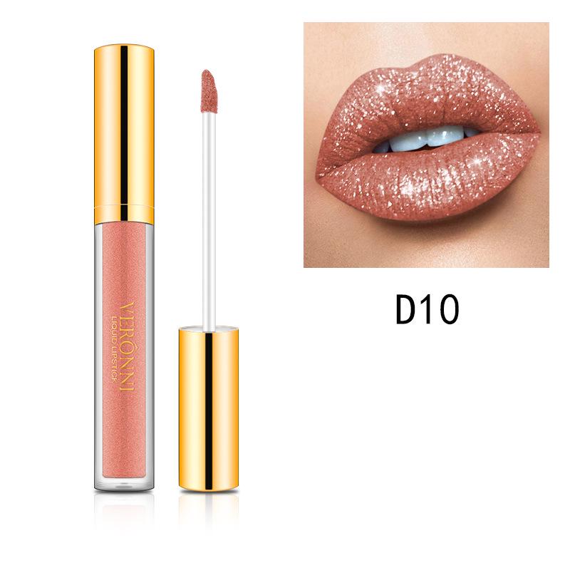 Belleoni Diamond Pearlescent Non-Stick Lip Gloss & Mermaid Lipstick Combo