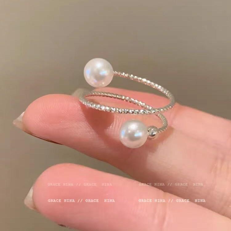 

Love around the fingertips~ Simple winding ring index finger ring temperament couple ring