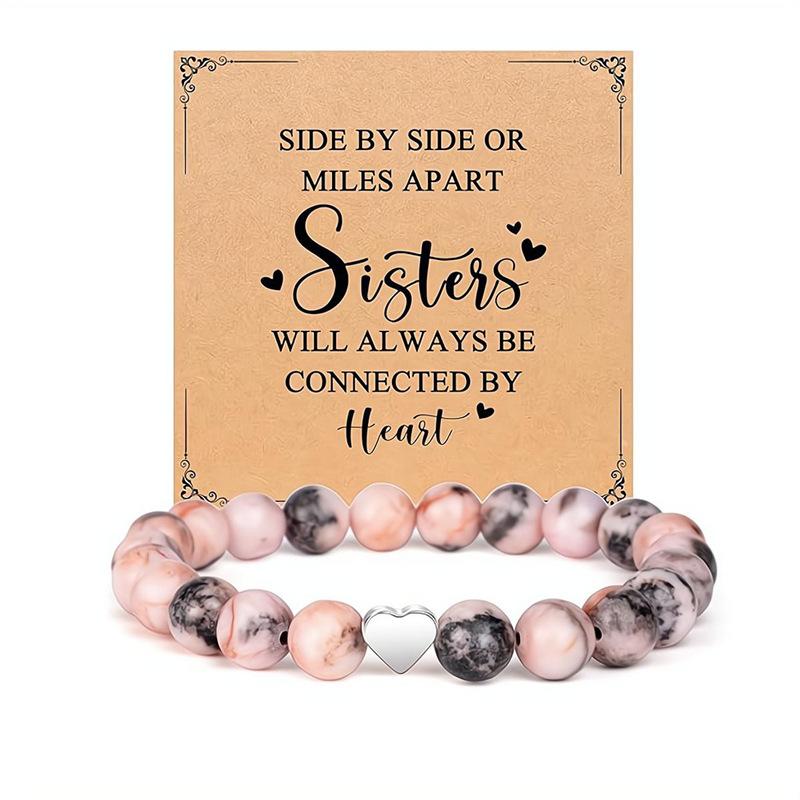 JYL TS Bracelet Ladies Elastic  Heart Charm Festival Gift Attracts Love & Joy