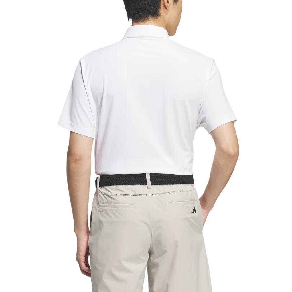Adidas Golf Clothing Men's White Polo Collar Moderate JZ4310