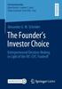 Raamat The Founder's Investor Choice : Entrepreneurial Decision-Making In Light of the IVC-CVC-Tradeoff