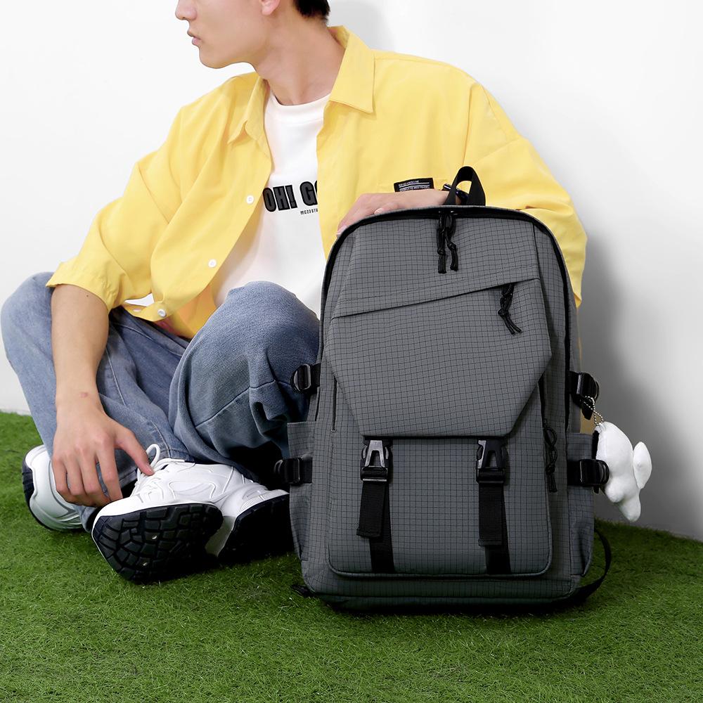 Backpack Trend Backpack Simple Couple Backpack Junior High School Student College Student School Bag Fashion Large Capacity