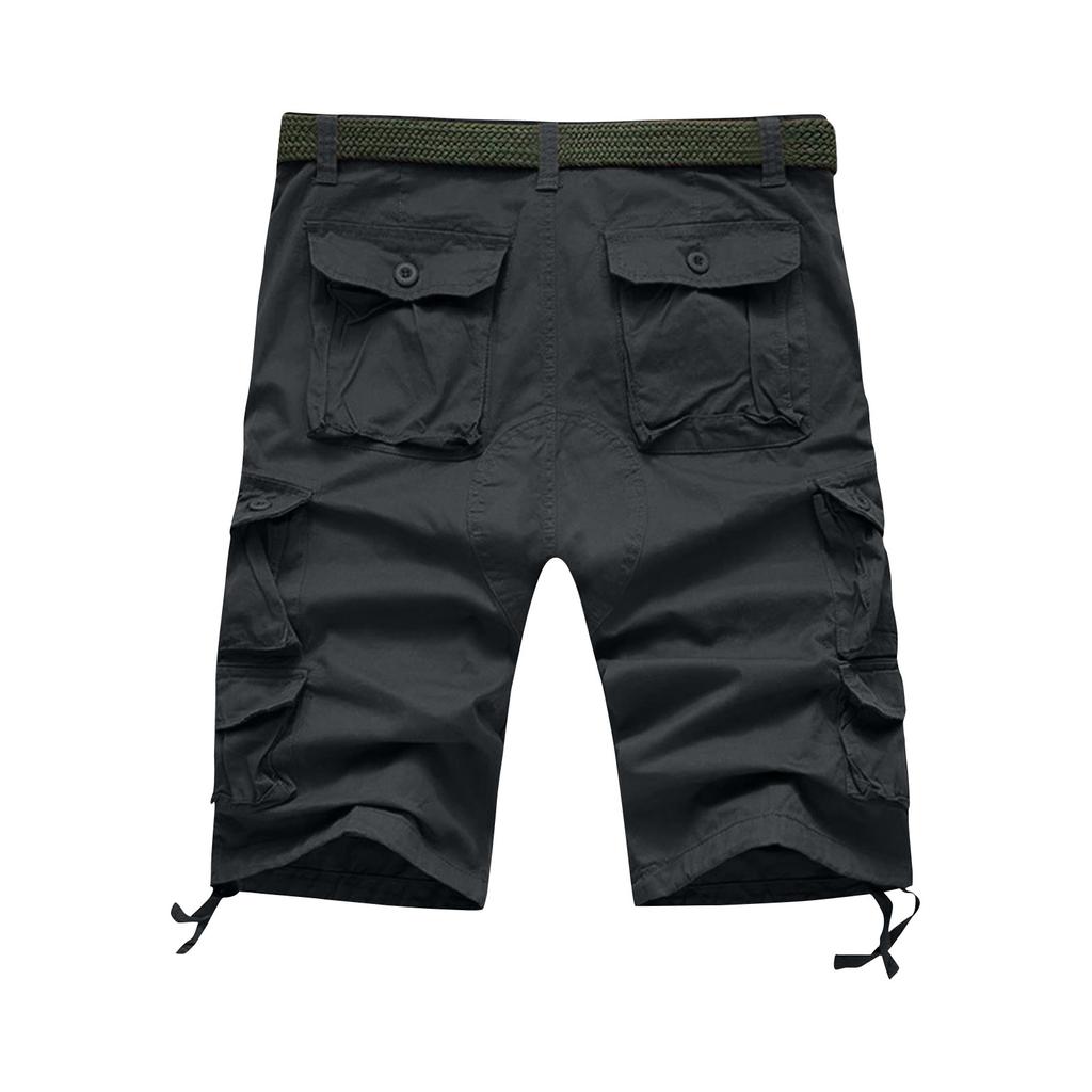 Men's Summer Cargo Shorts Men's Multi-Pocket Color Casual Fashion Cargo Shorts