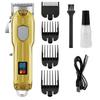 High-Power Men's Full Metal Electric Hair Clipper & Trimmer - Ideal for Home & Barber Use, Also for Pet Grooming