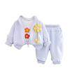 Kids Casual Long-Sleeve Set, Comfortable Daily Wear Outfits