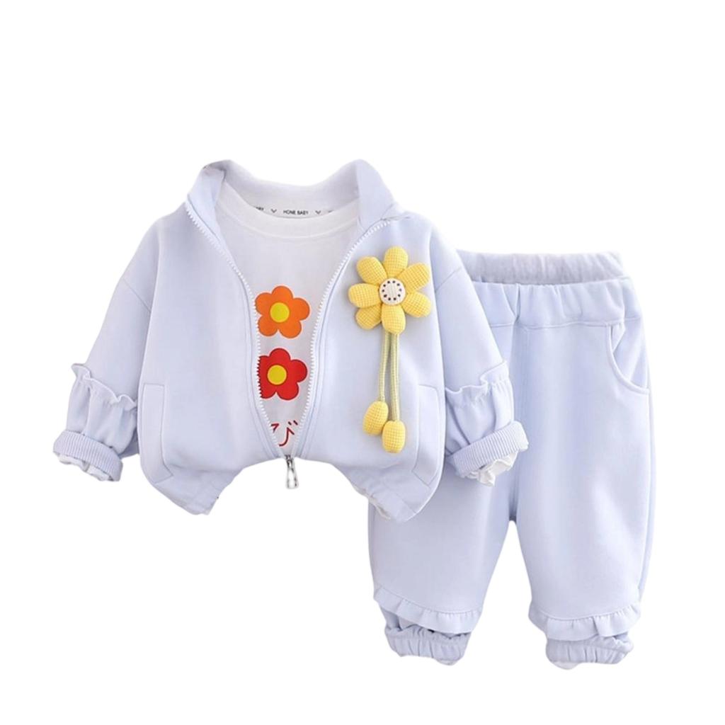 Kids Casual Long-Sleeve Set, Comfortable Daily Wear Outfits