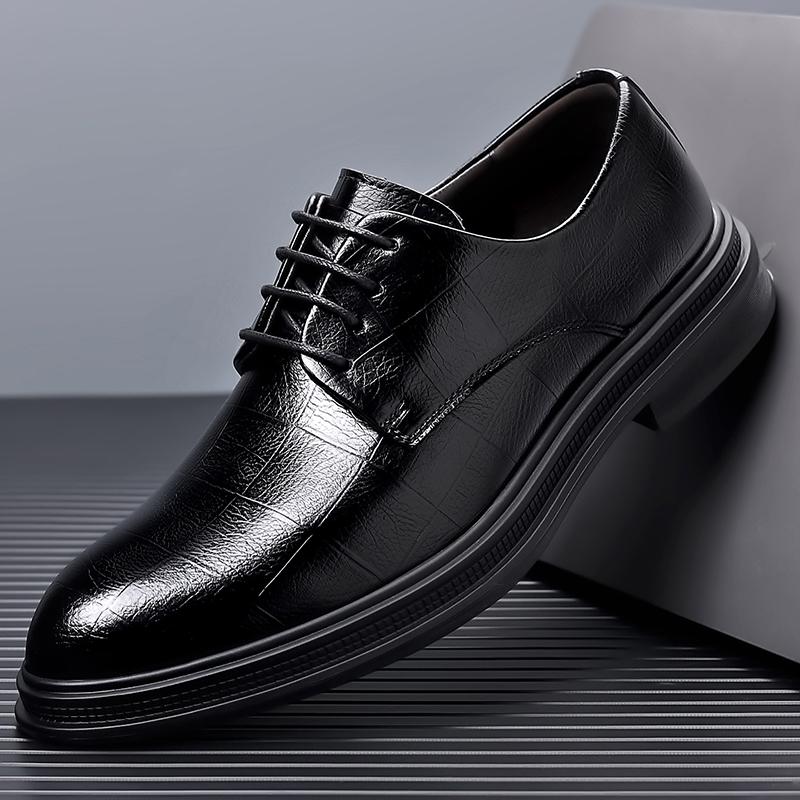 Brand Sneakers Breathable Male Luxury Suit Shoes Casual Business Formal Flats 2025 New Dress Shoes Men Leather Shoes