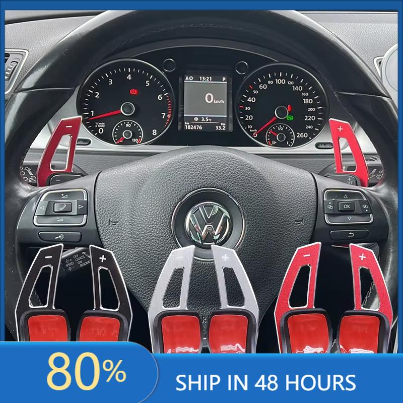 BSA1 For VOLKSWAGEN VW GTI DSG Steering Wheel Paddle Extension Shift Cover For VW Golf 5 6 MK6 GTI R Jetta MK5 Passat B6 B7 CC Polo S